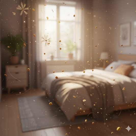 Wat zit er allemaal in de lucht van je slaapkamer?