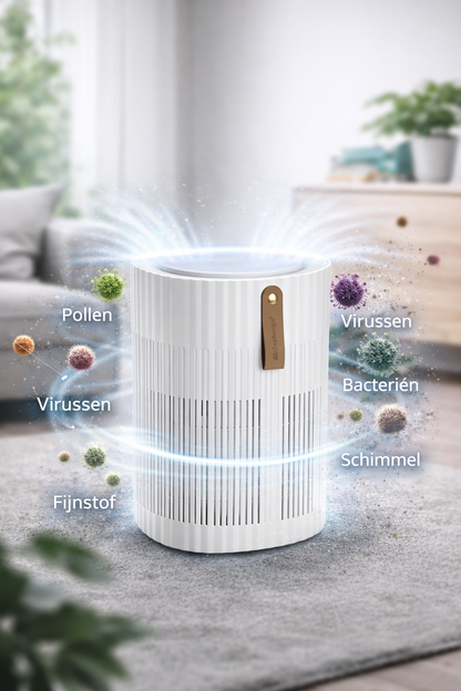 Luchtreiniger Hepa Slaapkamer - AirExchange 150-T Wit - Tot 40m² - Fluisterstil