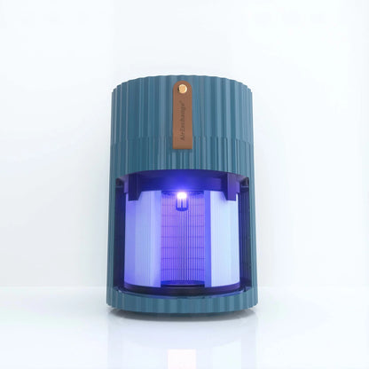 Luchtreiniger Hepa Slaapkamer - AirExchange 150-T staalblauw - Tot 40m² - Fluisterstil