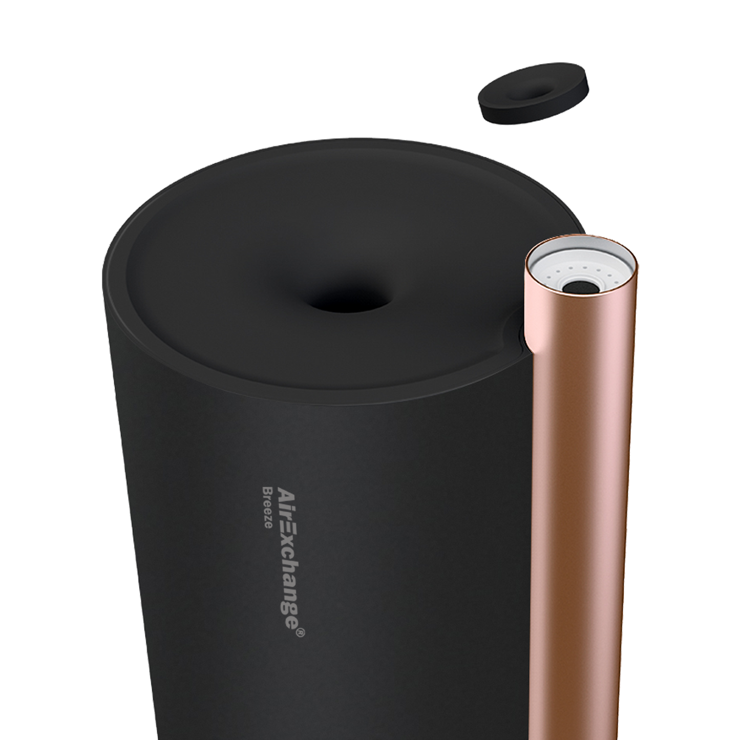 Luchtbevochtiger AirExchange Breeze - Zwart - tot 60m² - warme nevel