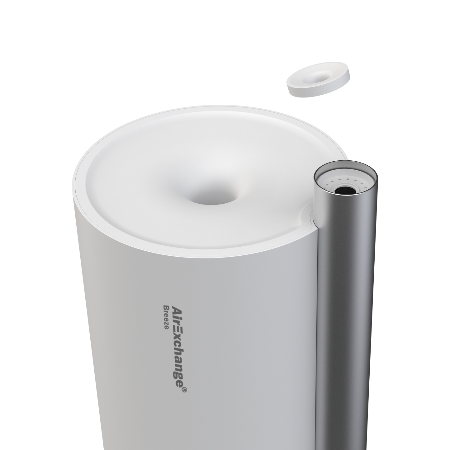 Luchtbevochtiger AirExchange Breeze - Wit - tot 60m² - warme nevel