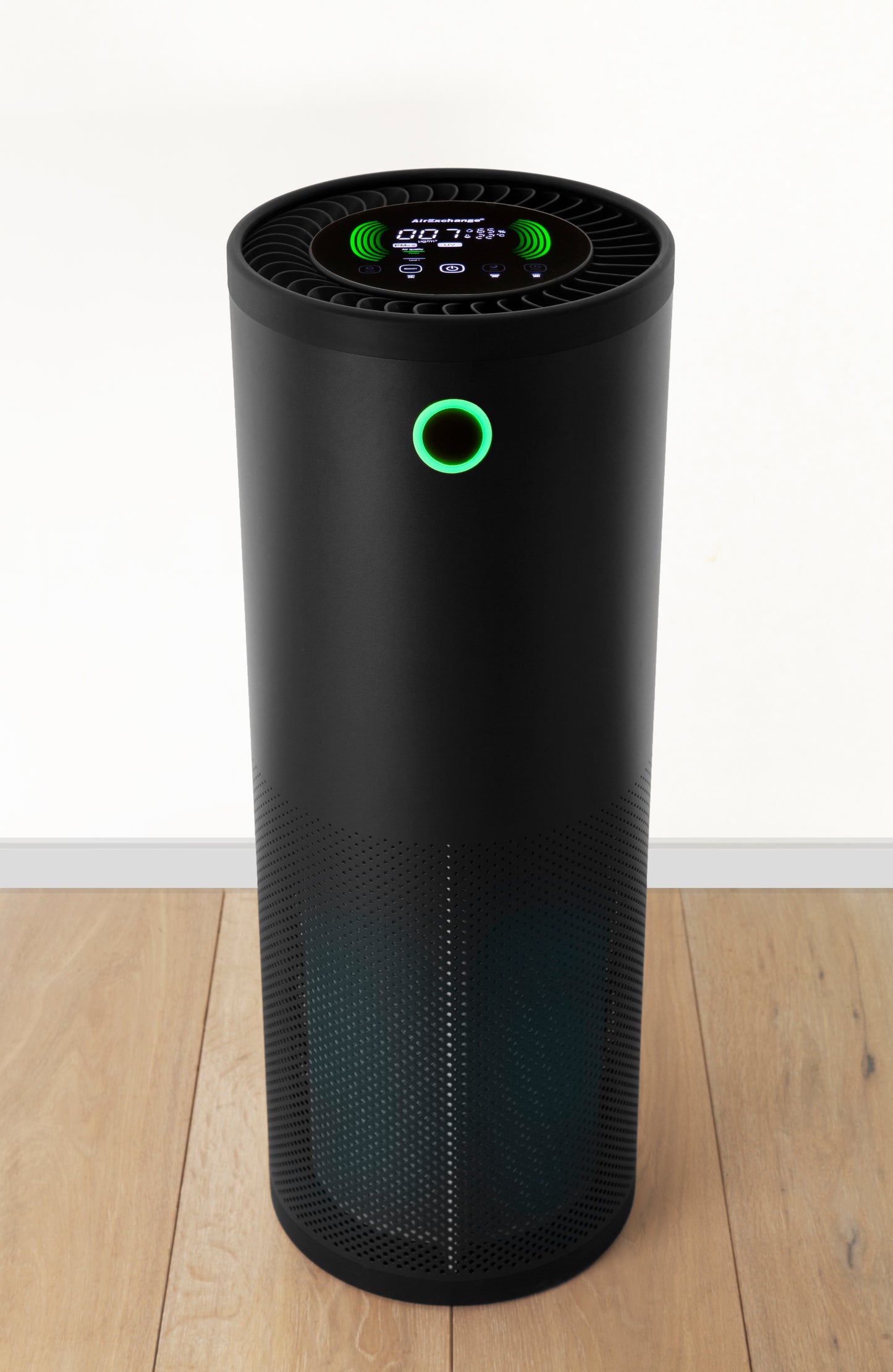 Luchtreiniger Hepa 14 - AirExchange 600-T Zwart -Krachtige Vortex - Fluisterstil
