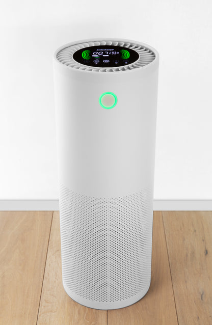 Luchtreiniger Hepa 14 - AirExchange 600-T Wit -Krachtige Vortex - Fluisterstil