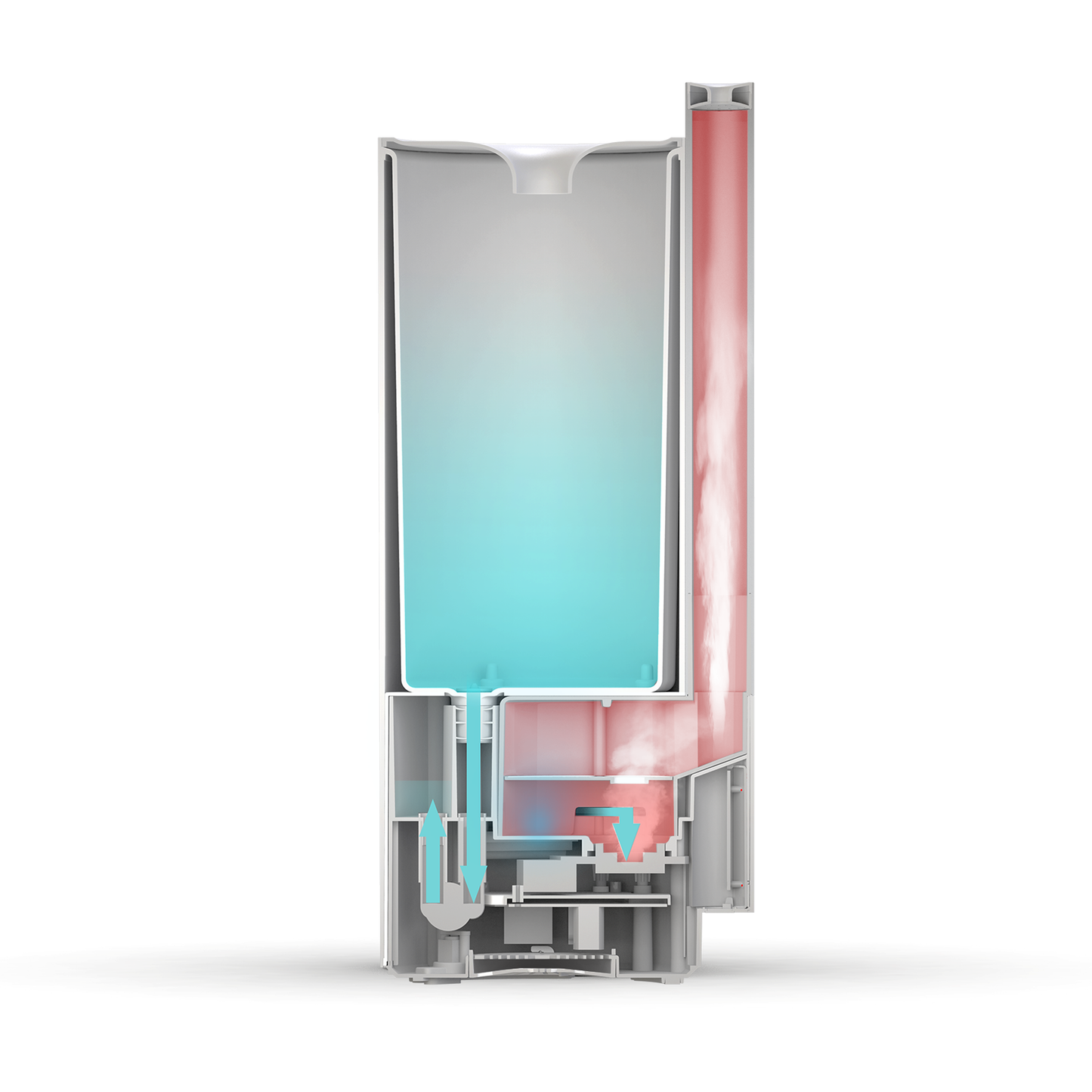 Luchtbevochtiger AirExchange Breeze - Wit - tot 60m² - warme nevel